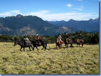 Richtung Krater: Gletscher und reiten in Patagonien